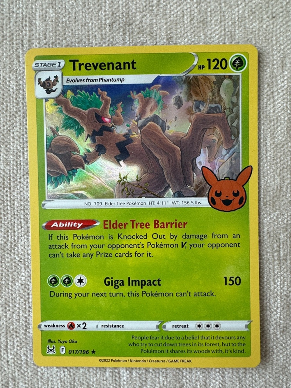 Pokémon Card - Trevenant
